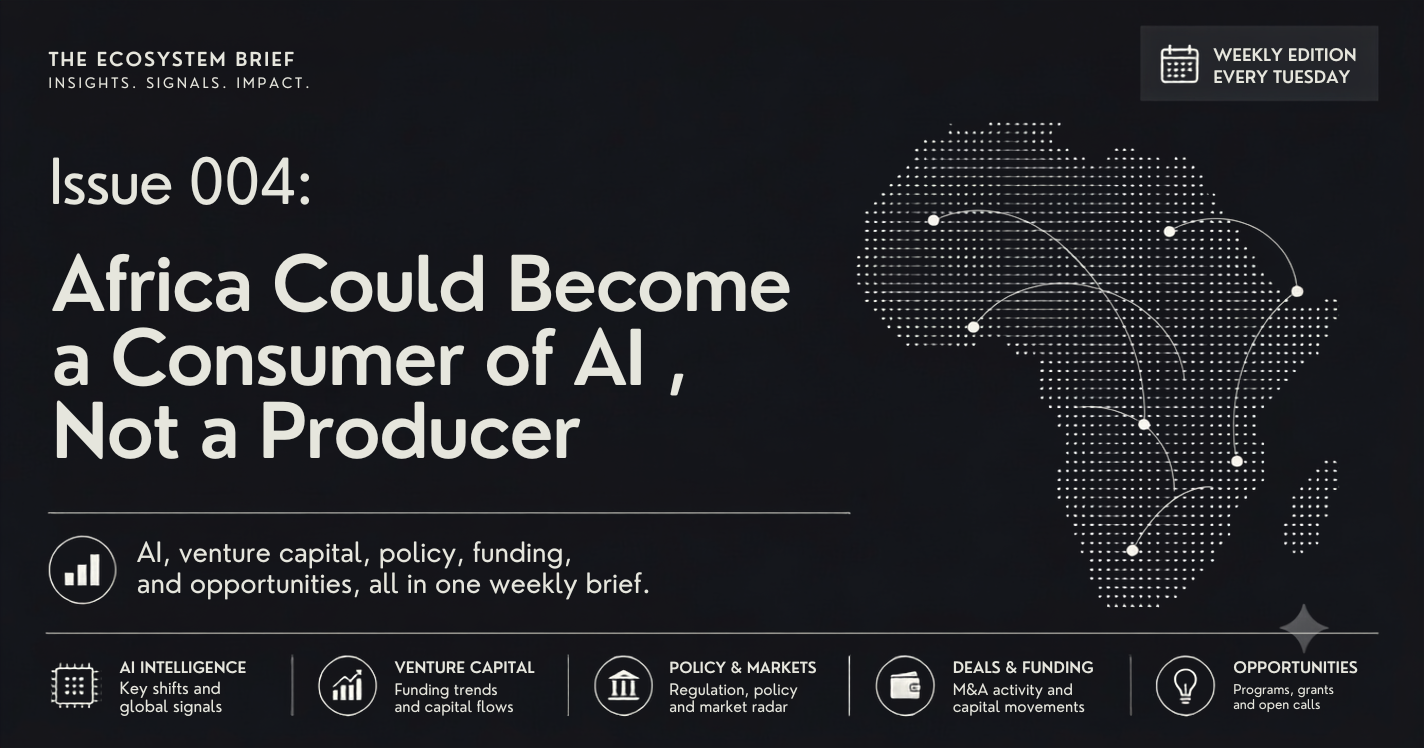 Issue 004: Africa Could Become a Consumer of AI, Not a Producer